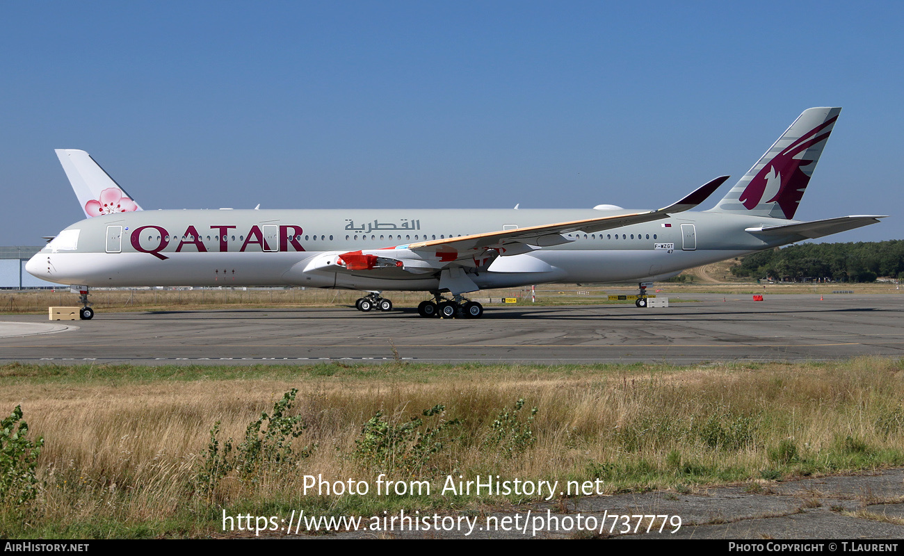 Aircraft Photo of F-WZGT | Airbus A350-941 | Qatar Airways | AirHistory.net #737779