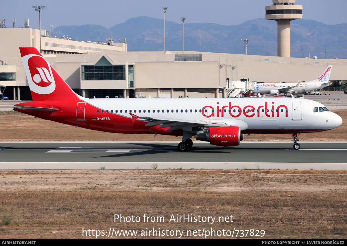 Aircraft Photo of D-ABZB | Airbus A320-216 | Air Berlin | AirHistory.net #737829