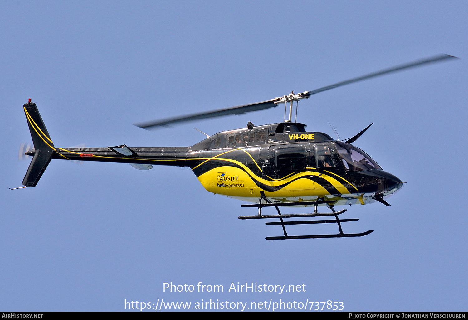 Aircraft Photo of VH-ONE | Bell 206B JetRanger III | Ausjet Heliexperiences | AirHistory.net #737853