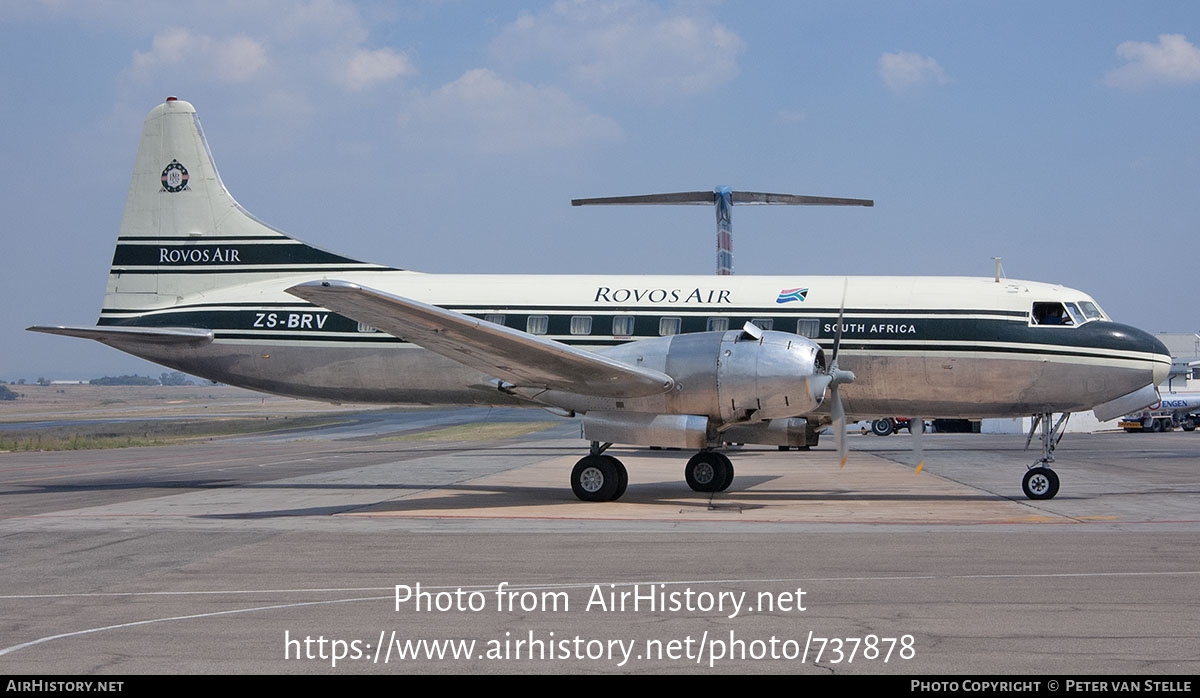 Aircraft Photo of ZS-BRV | Convair 340-68 | Rovos Air | AirHistory.net #737878