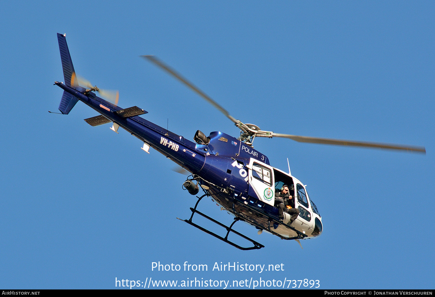 Aircraft Photo of VH-PHB | Eurocopter AS-350B-2 Ecureuil | New South Wales Police Service | AirHistory.net #737893