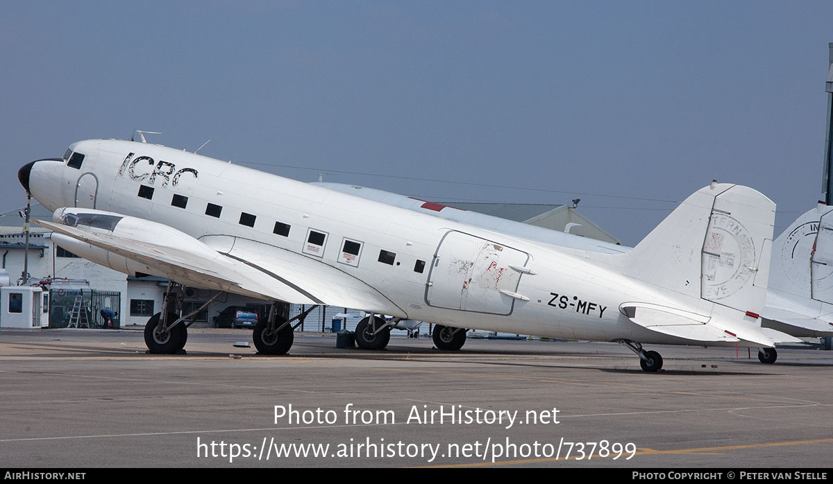 Aircraft Photo of ZS-MFY | AMI DC-3-65TP | ICRC - International Committee of the Red Cross | AirHistory.net #737899