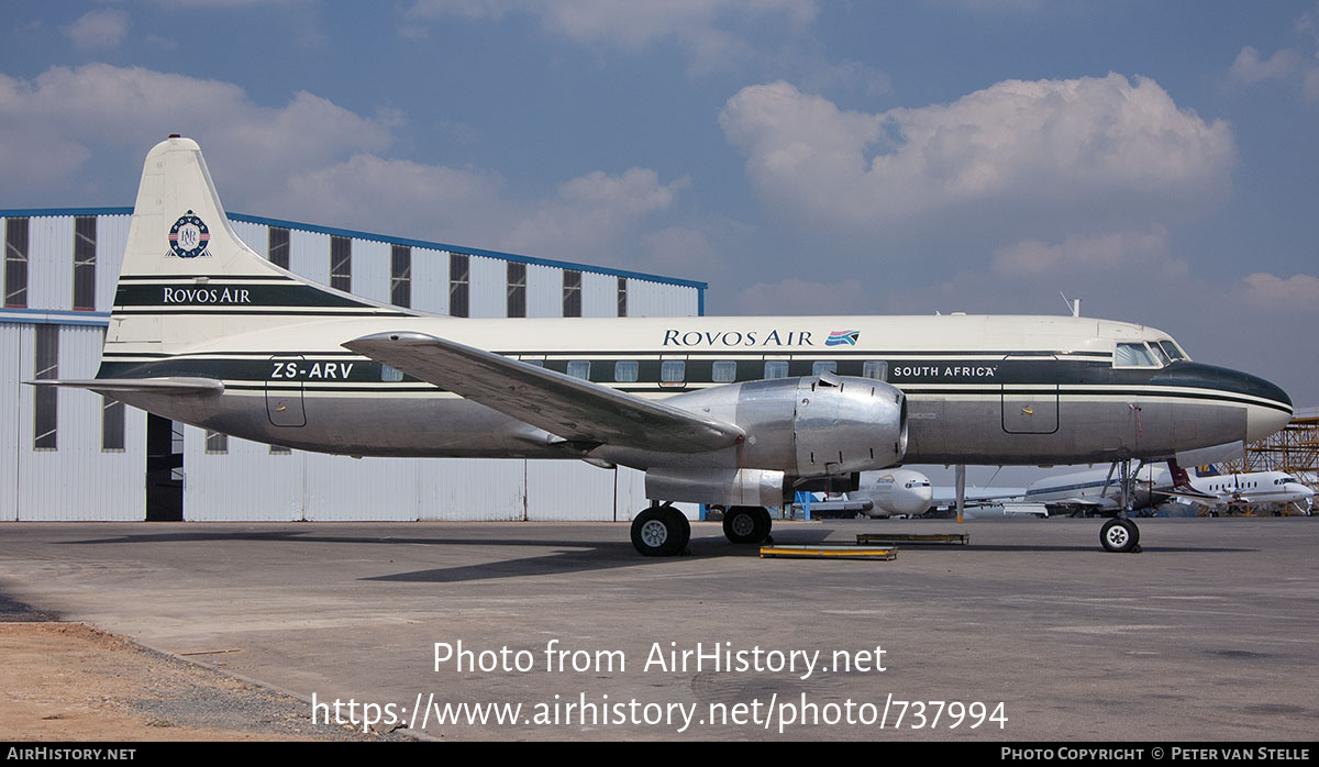 Aircraft Photo of ZS-ARV | Convair 340-68 | Rovos Air | AirHistory.net #737994