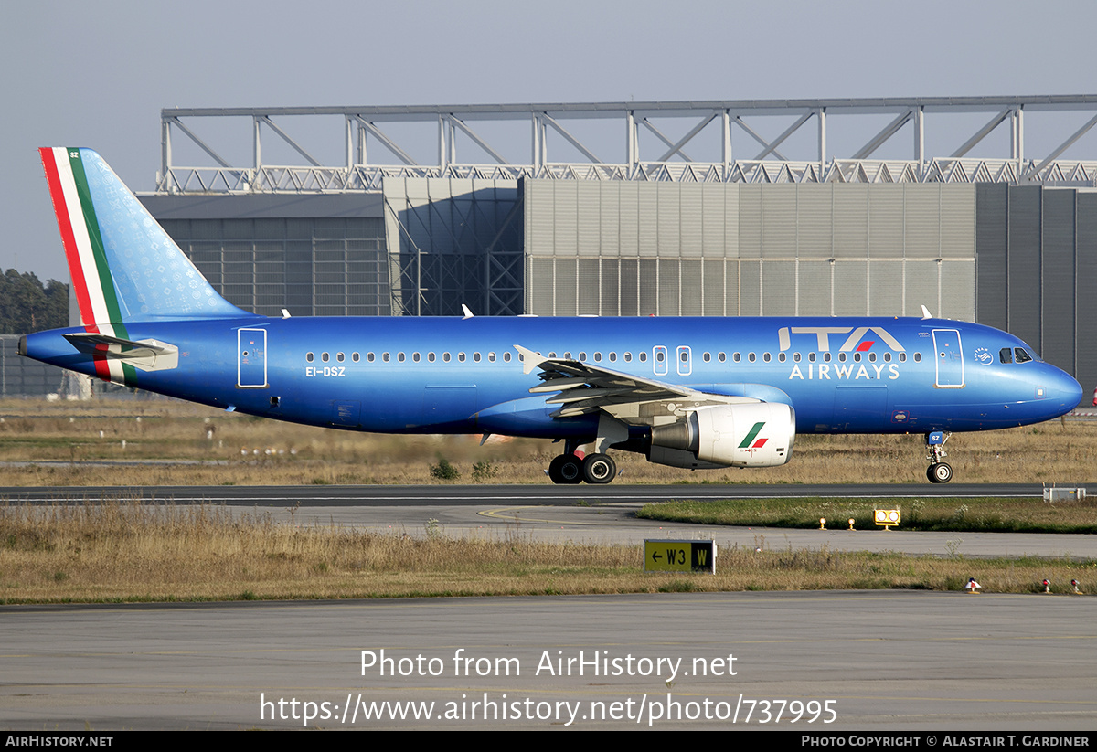 Aircraft Photo of EI-DSZ | Airbus A320-216 | ITA Airways | AirHistory.net #737995