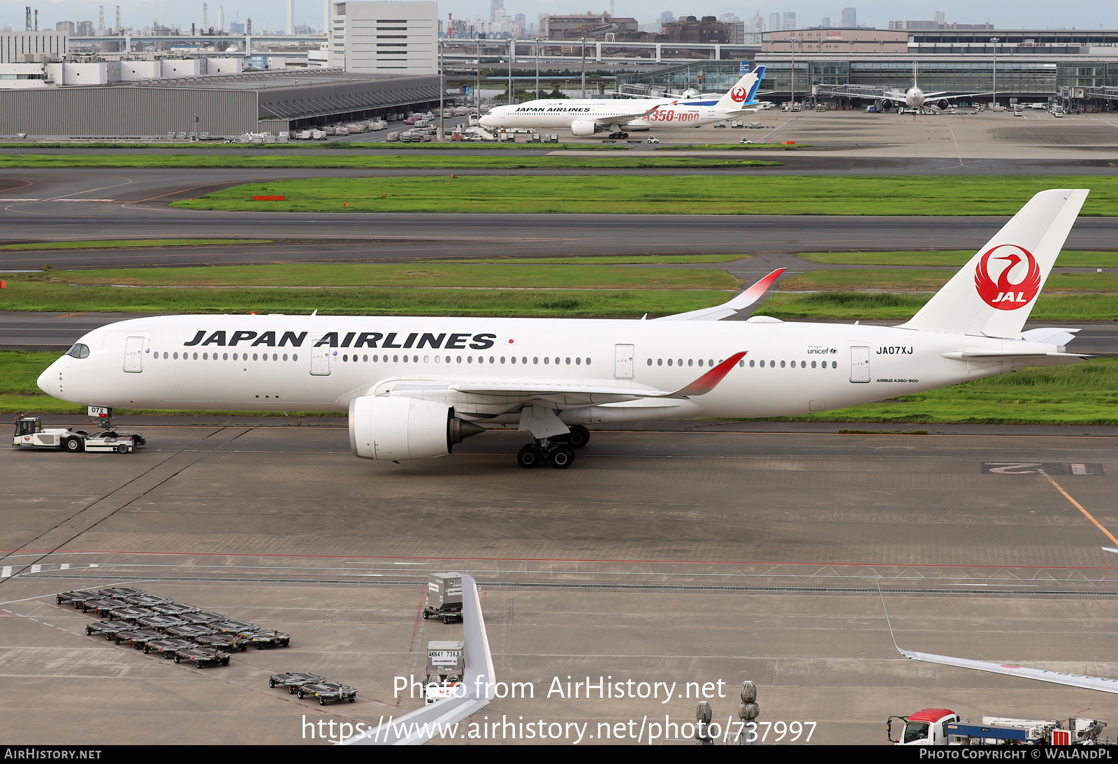 Aircraft Photo of JA07XJ | Airbus A350-941 | Japan Airlines - JAL | AirHistory.net #737997