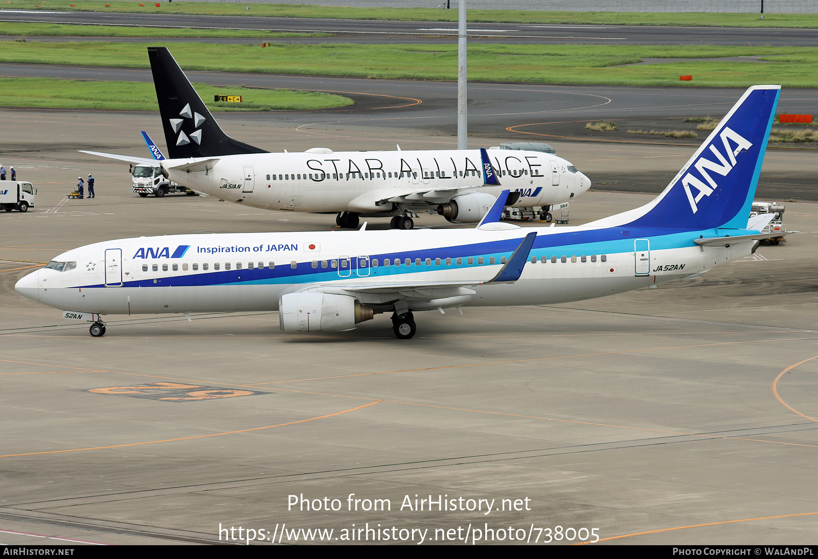 Aircraft Photo of JA52AN | Boeing 737-881 | All Nippon Airways - ANA | AirHistory.net #738005