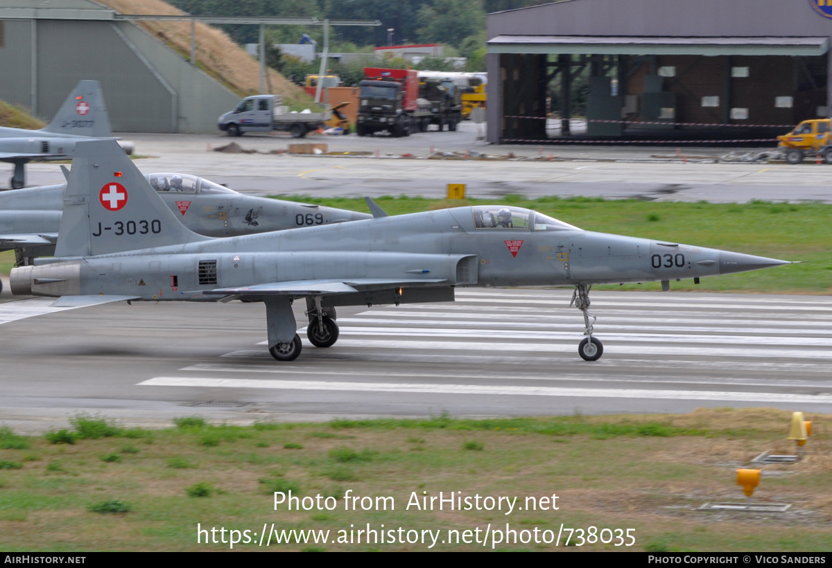 Aircraft Photo of J-3030 | Northrop F-5E Tiger II | Switzerland - Air Force | AirHistory.net #738035