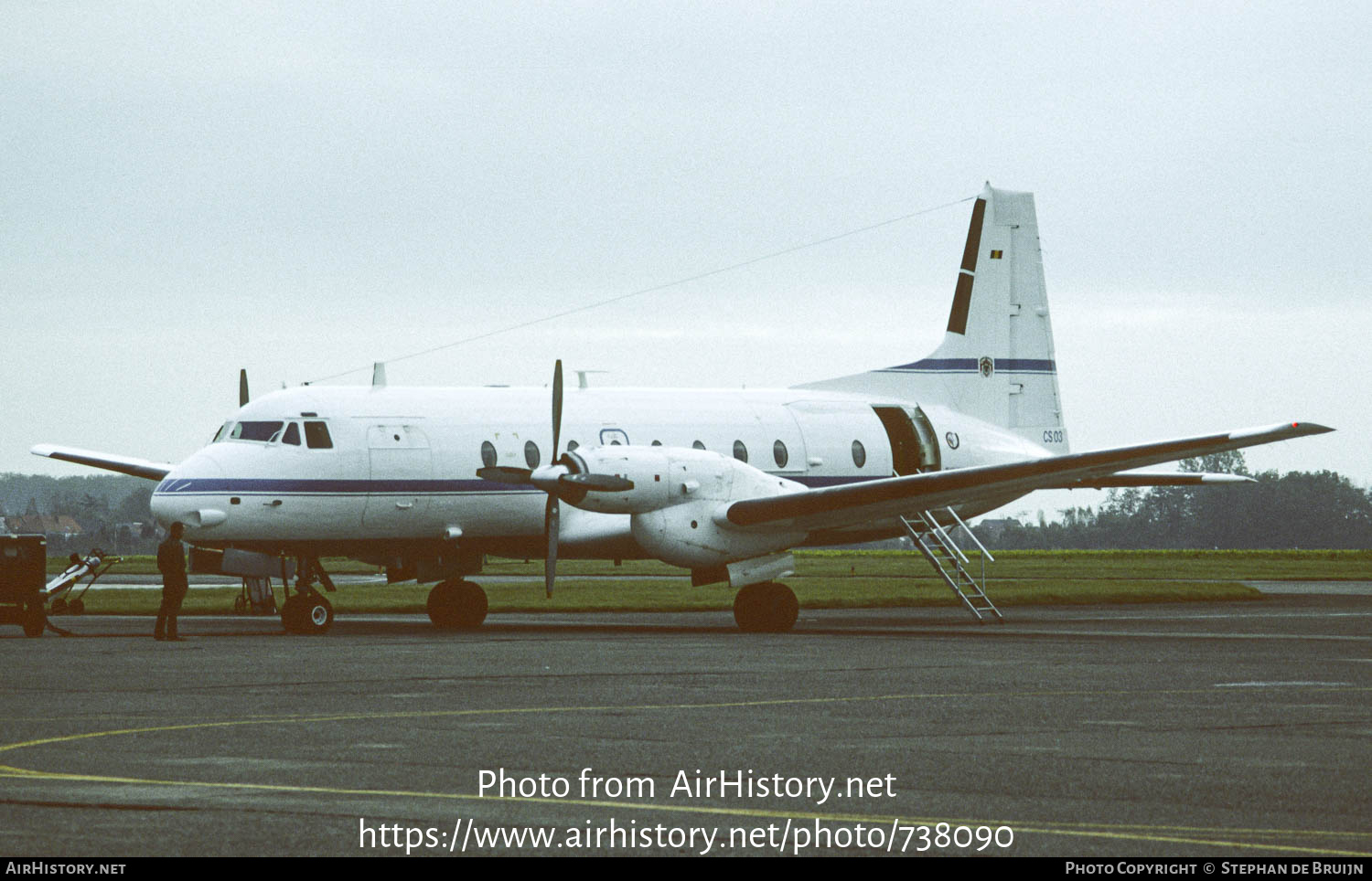 Aircraft Photo of CS-03 | Hawker Siddeley HS-748 Srs2A/288LFD | Belgium - Air Force | AirHistory.net #738090