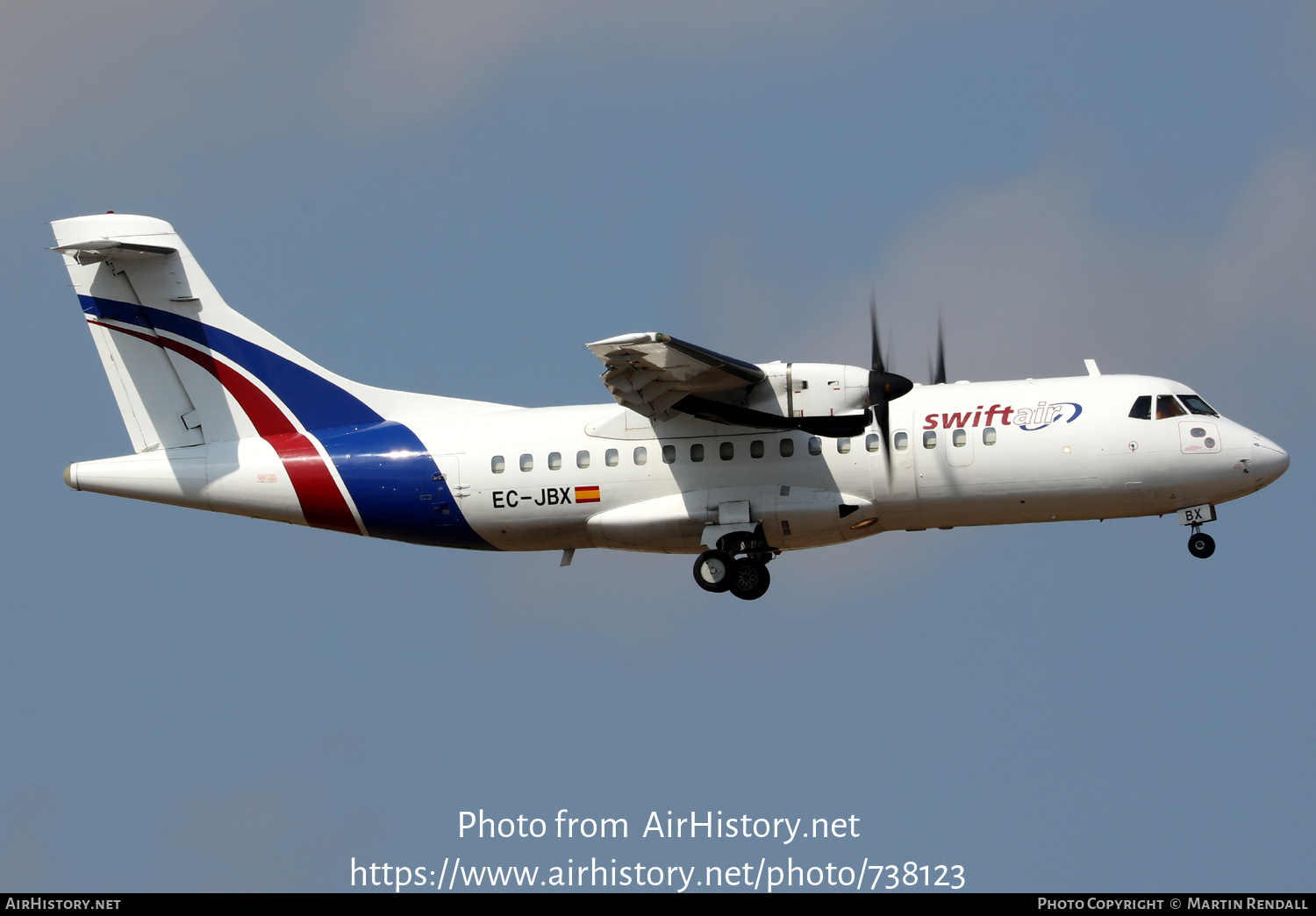 Aircraft Photo of EC-JBX | ATR ATR-42-300 | Swiftair | AirHistory.net #738123