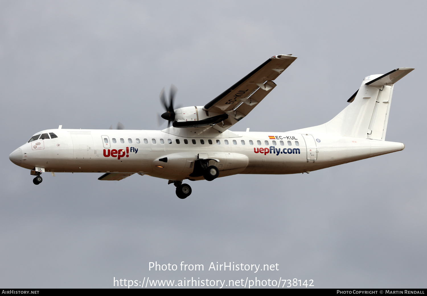 Aircraft Photo of EC-KUL | ATR ATR-72-500 (ATR-72-212A) | Uep!Fly | AirHistory.net #738142