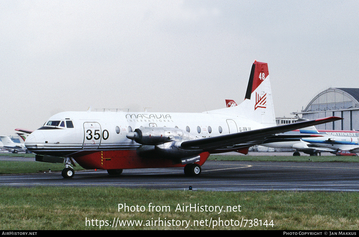 Aircraft Photo of G-BNJK | Macavia BAe 748 Turbine Tanker | Macavia International | AirHistory.net #738144