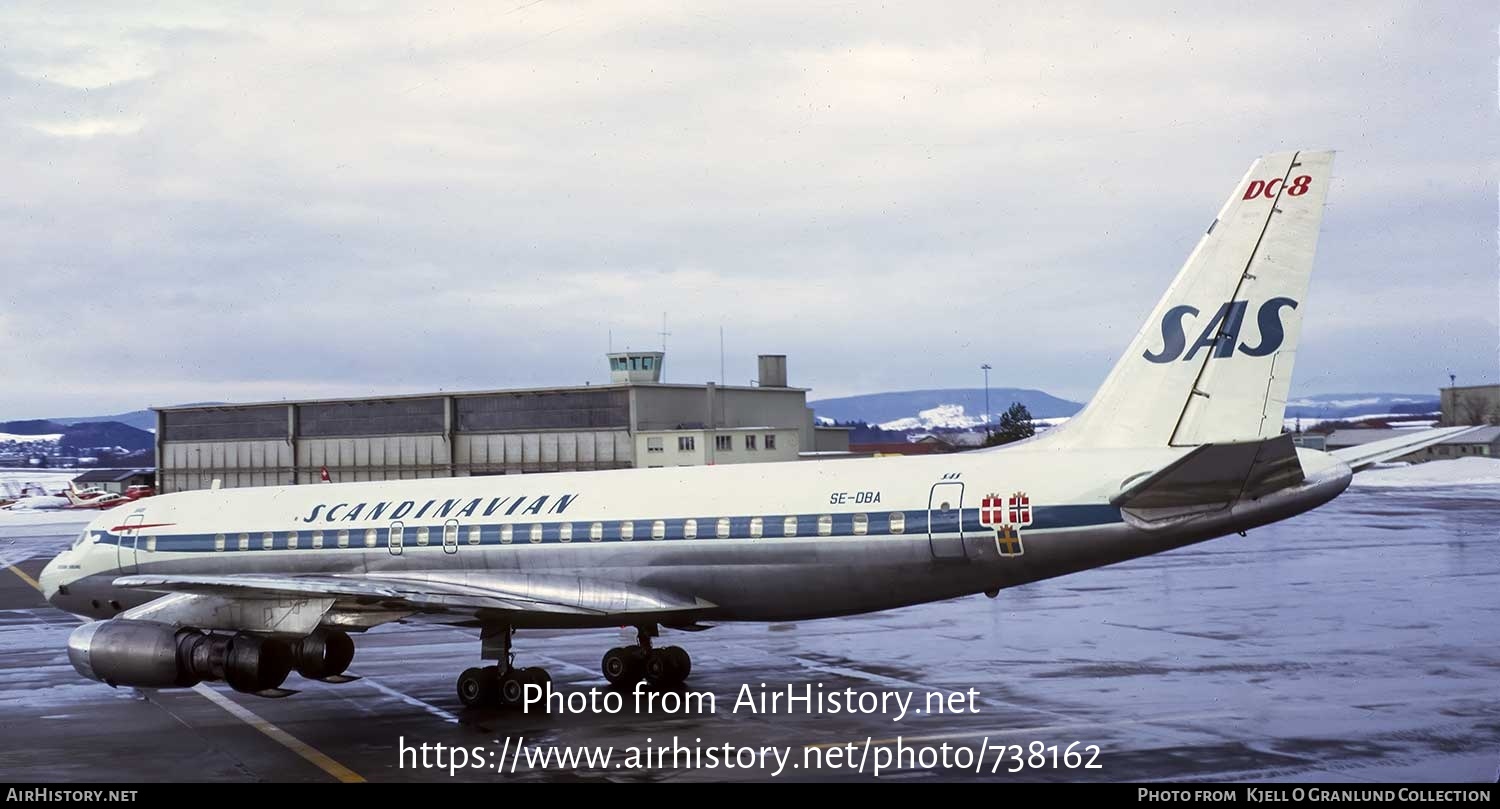 Aircraft Photo of SE-DBA | Douglas DC-8-32 | Scandinavian Airlines - SAS | AirHistory.net #738162