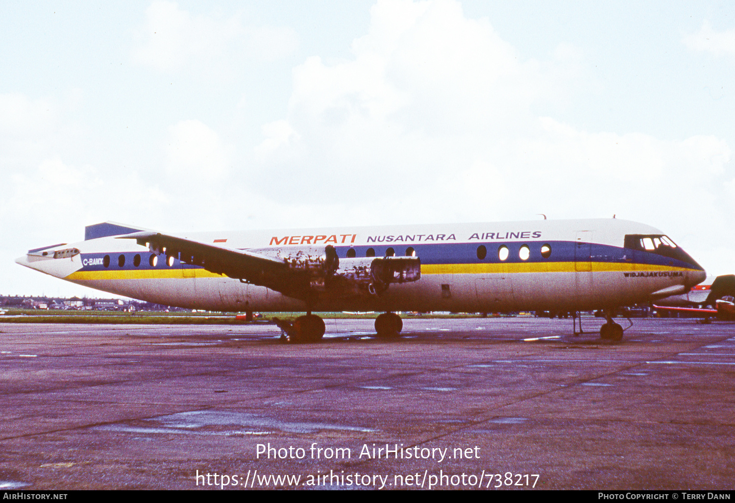 Aircraft Photo of G-BAMX | Vickers 952 Vanguard | Merpati Nusantara Airlines | AirHistory.net #738217