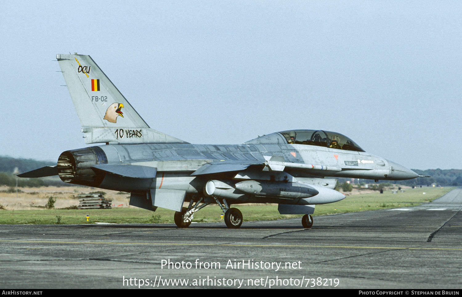 Aircraft Photo of FB-02 | General Dynamics F-16B Fighting Falcon | Belgium - Air Force | AirHistory.net #738219