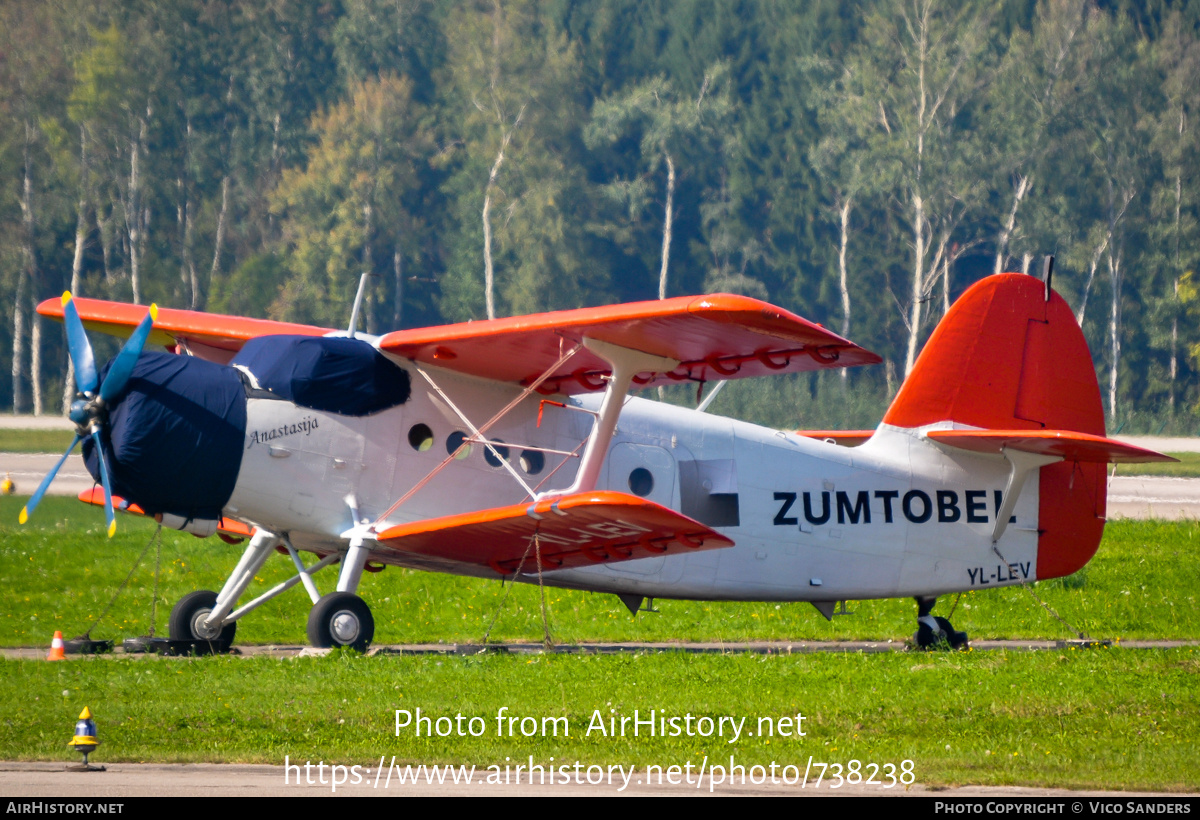 Aircraft Photo of YL-LEV | Antonov An-2P | AirHistory.net #738238