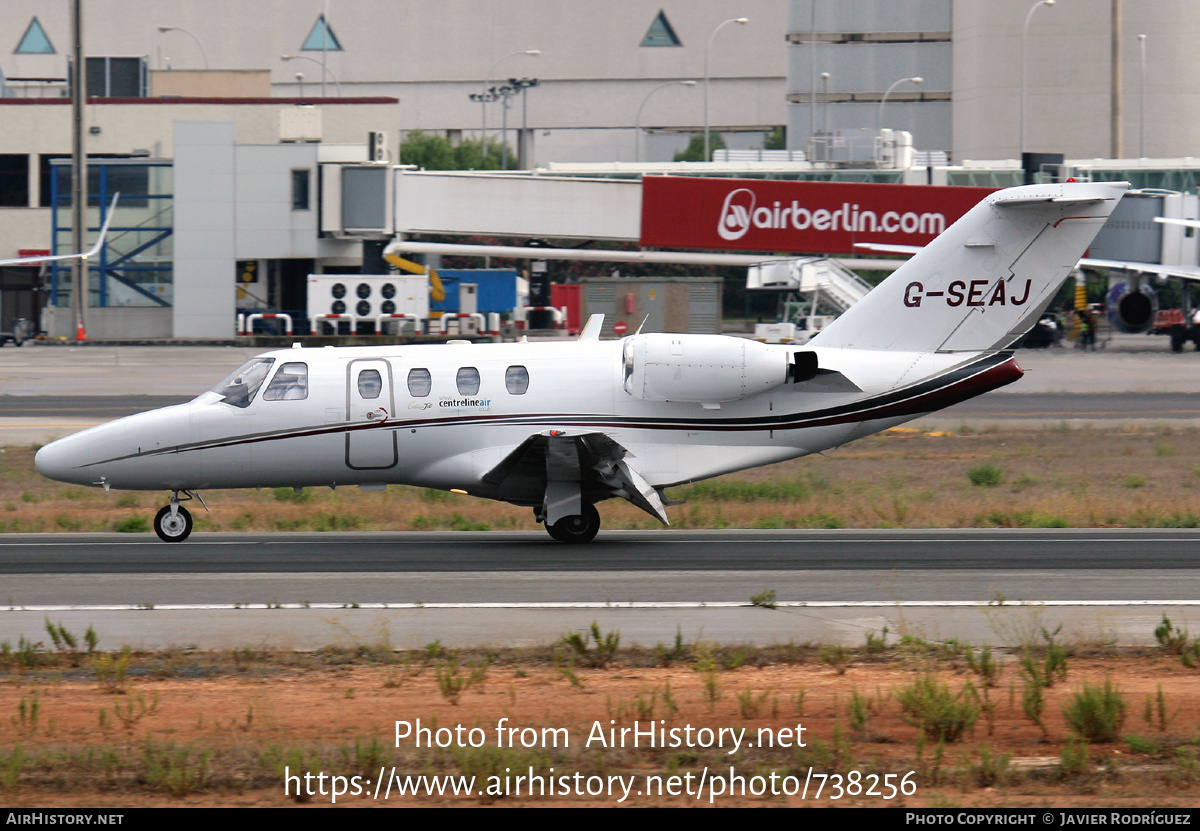 Aircraft Photo of G-SEAJ | Cessna 525 CitationJet | Centreline Air | AirHistory.net #738256