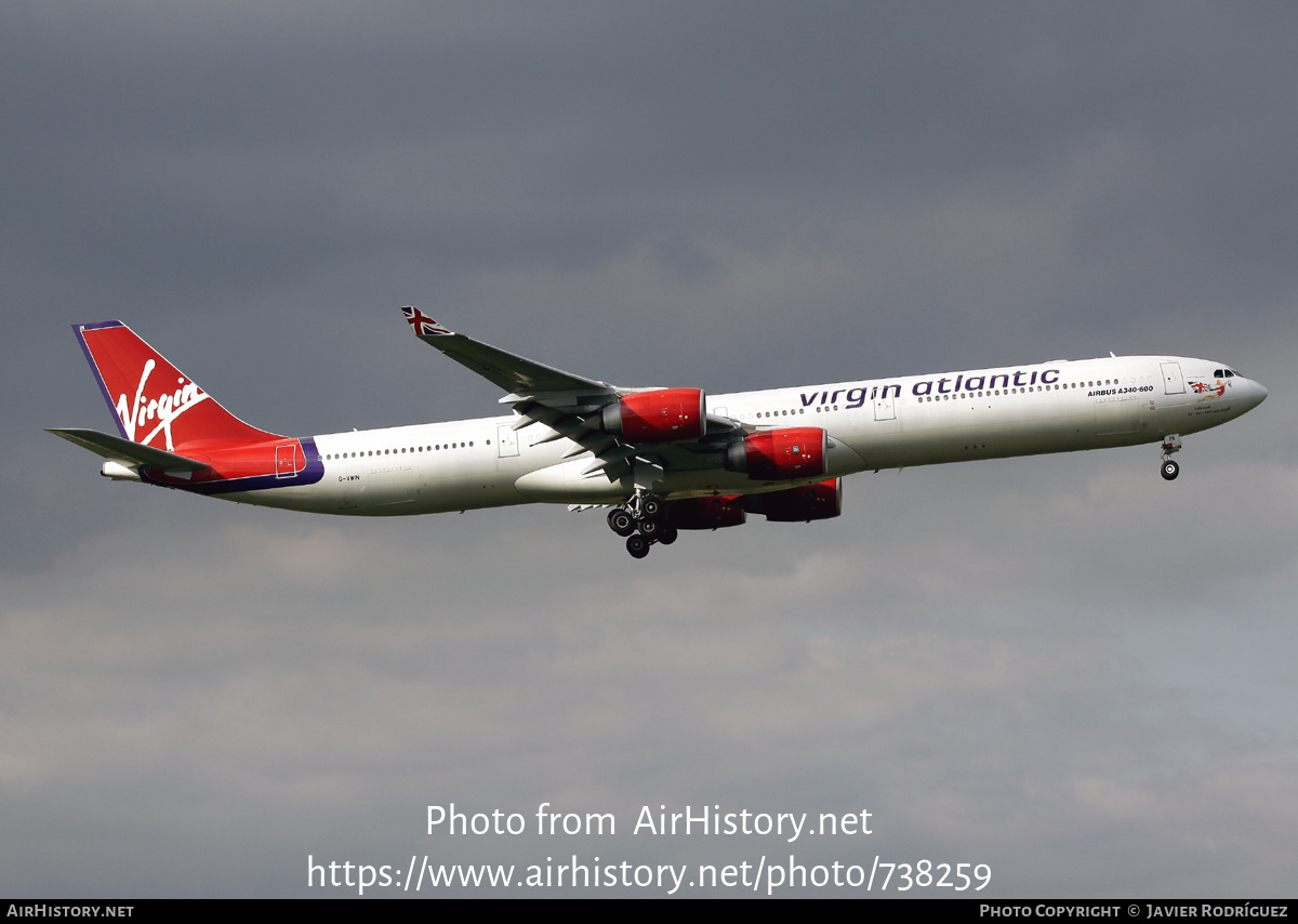 Aircraft Photo of G-VWIN | Airbus A340-642 | Virgin Atlantic Airways | AirHistory.net #738259