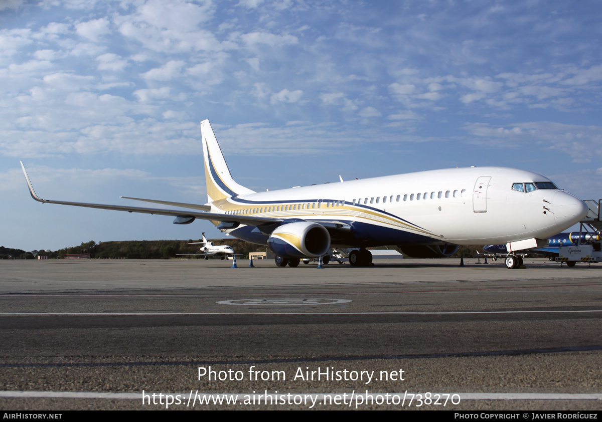 Aircraft Photo of N737GG | Boeing 737-74Q BBJ | Mid East Jet | AirHistory.net #738270