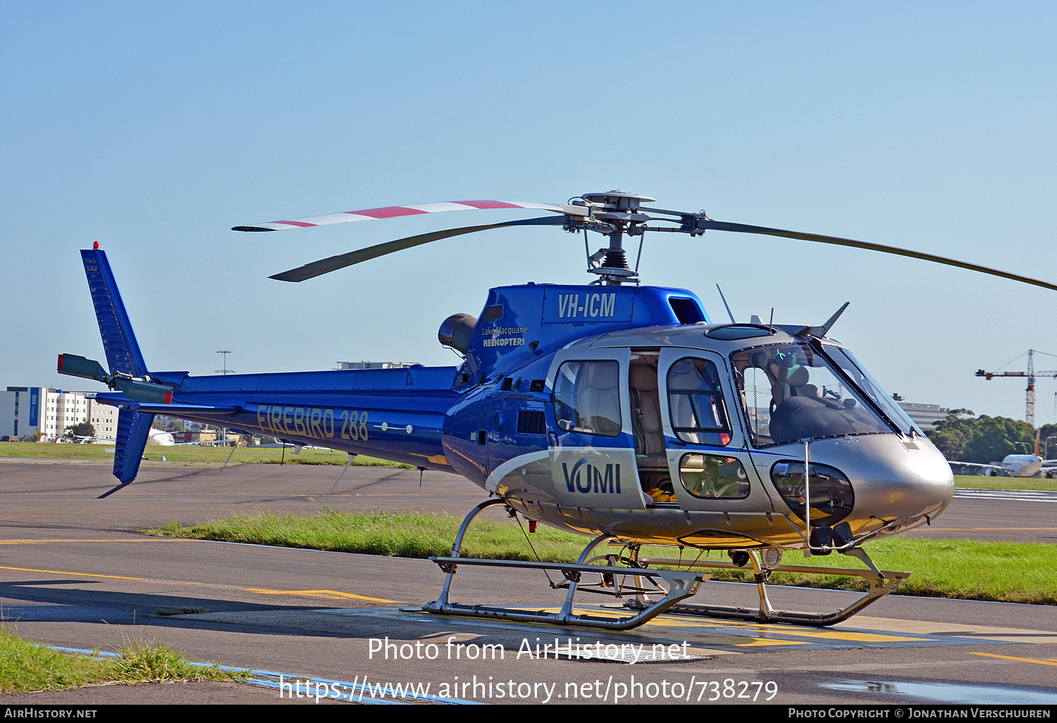 Aircraft Photo of VH-ICM | Aerospatiale AS-350B-2 Ecureuil | Lake Macquarie Helicopters | AirHistory.net #738279