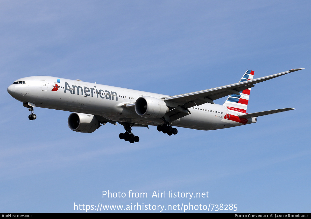 Aircraft Photo of N734AR | Boeing 777-323/ER | American Airlines | AirHistory.net #738285