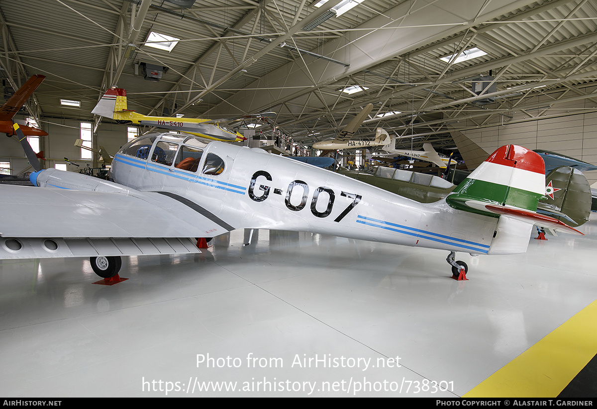 Aircraft Photo of G-007 | Aero 45 | Hungary - Air Force | AirHistory.net #738301