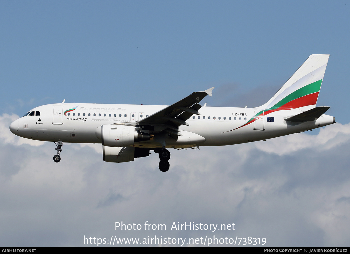 Aircraft Photo of LZ-FBA | Airbus A319-112 | Bulgaria Air | AirHistory.net #738319