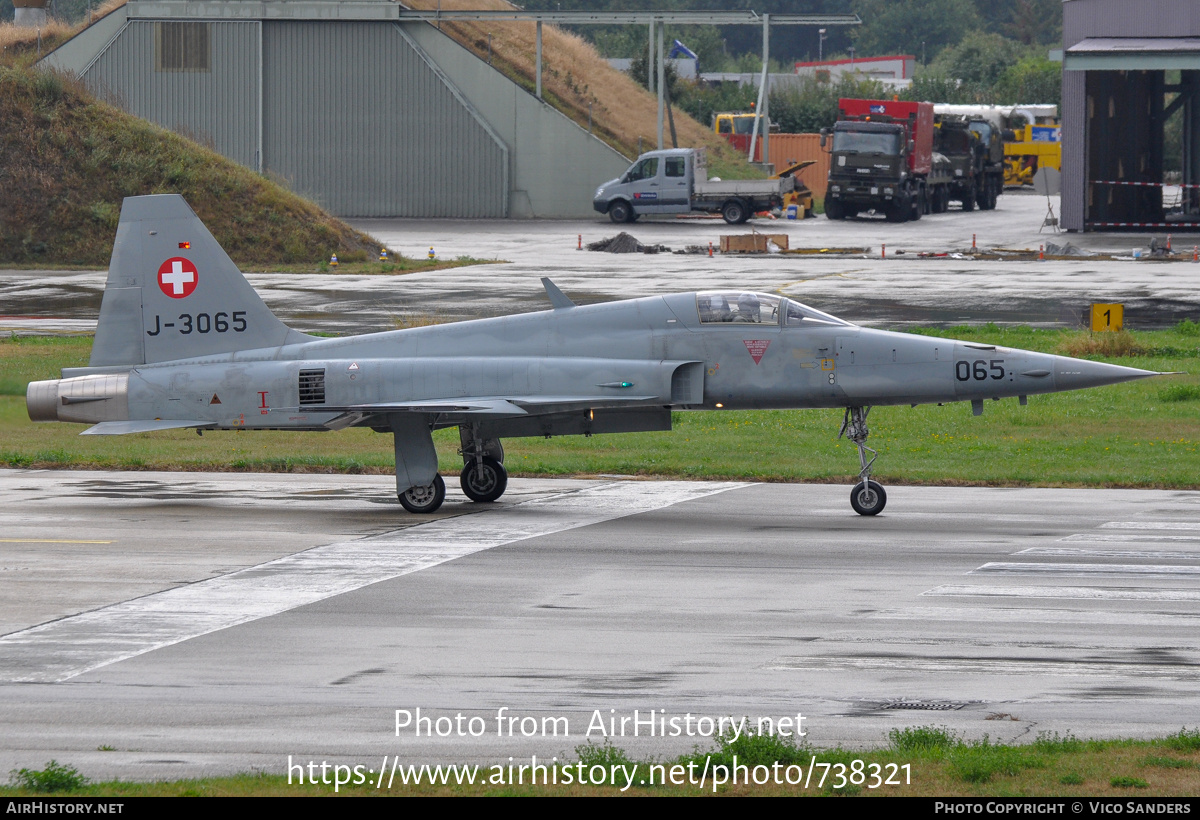 Aircraft Photo of J-3065 | Northrop F-5E Tiger II | Switzerland - Air Force | AirHistory.net #738321