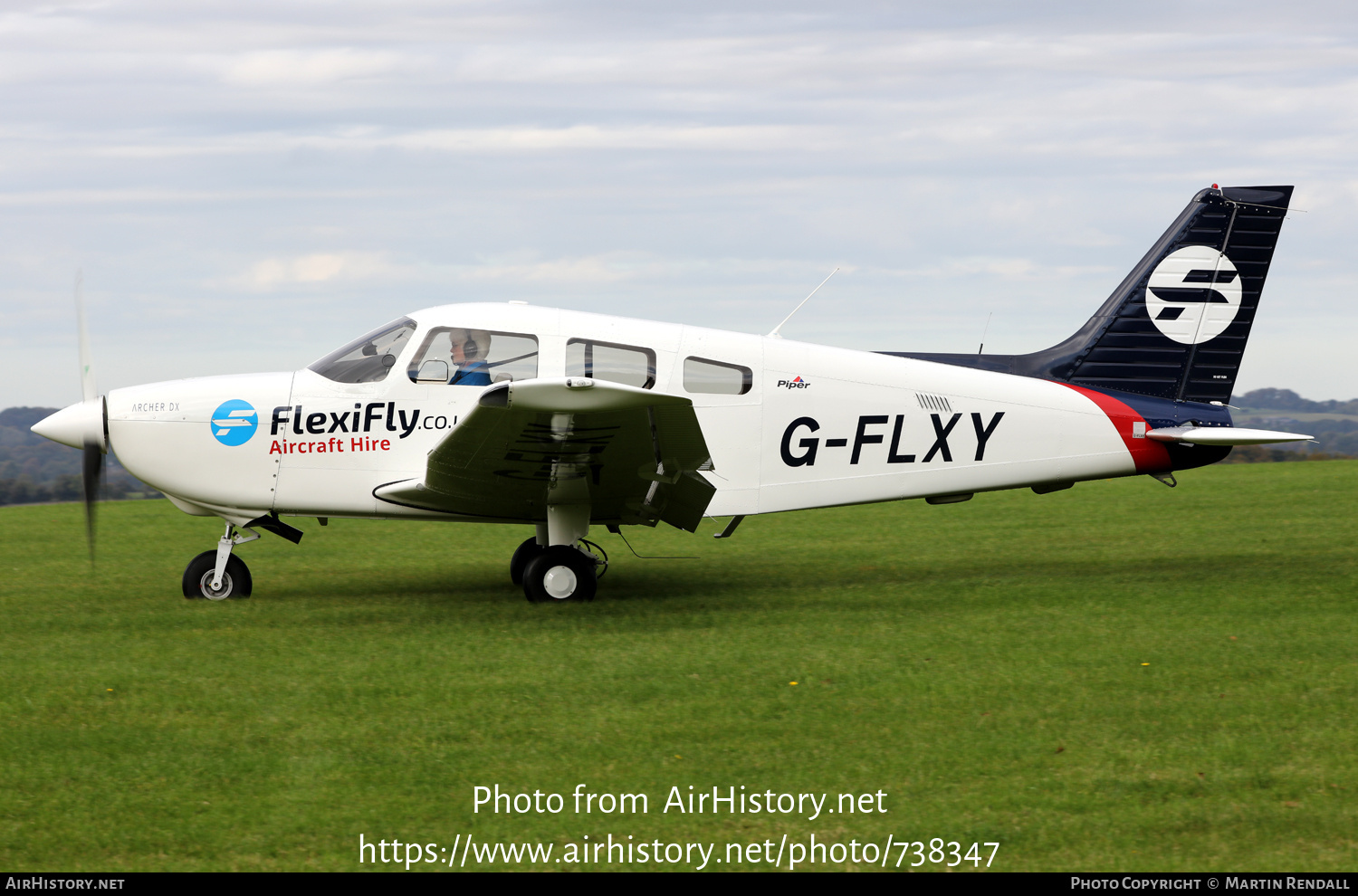 Aircraft Photo of G-FLXY | Piper PA-28-181 Cherokee Archer III | Flexifly Aircraft Hire | AirHistory.net #738347