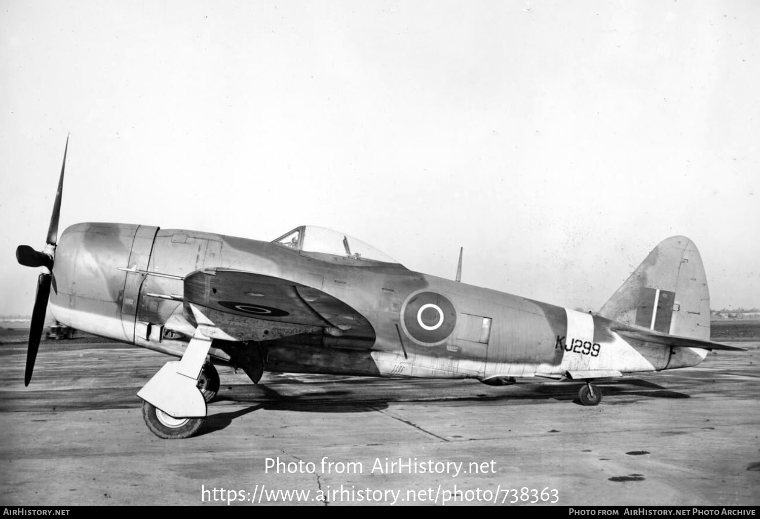 Aircraft Photo of KJ299 | Republic P-47D Thunderbolt Mk2 | UK - Air Force | AirHistory.net #738363