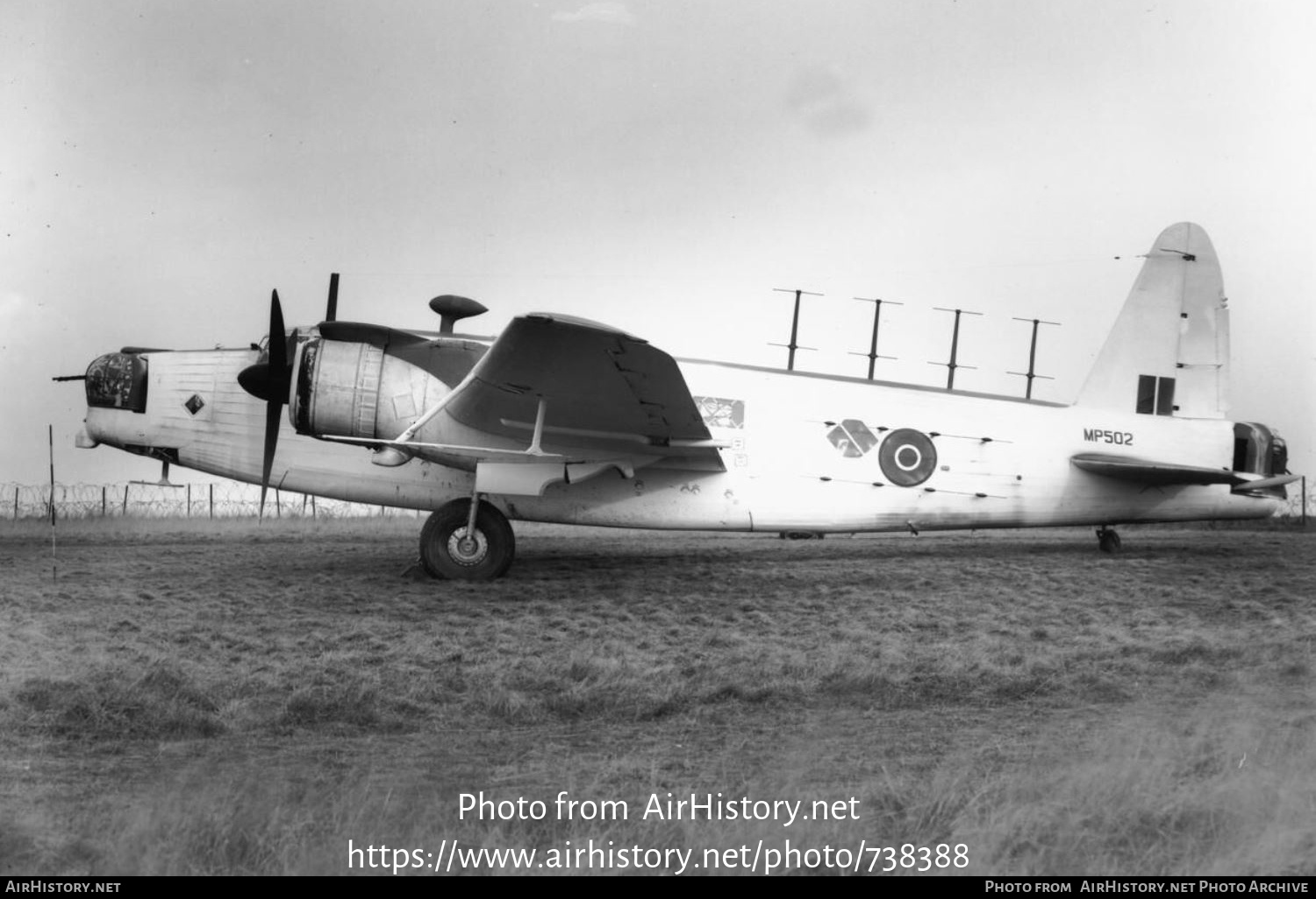 Aircraft Photo of MP502 | Vickers Wellington GR.11 | UK - Air Force | AirHistory.net #738388