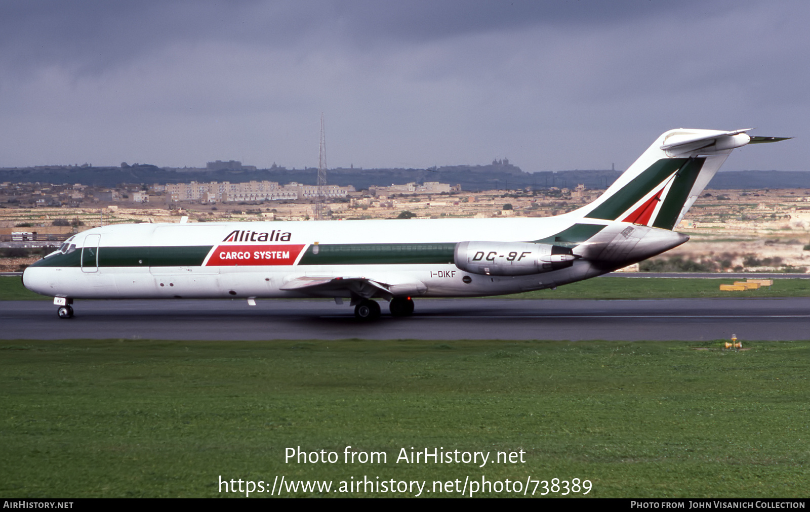 Aircraft Photo of I-DIKF | McDonnell Douglas DC-9-32F | Alitalia Cargo System | AirHistory.net #738389