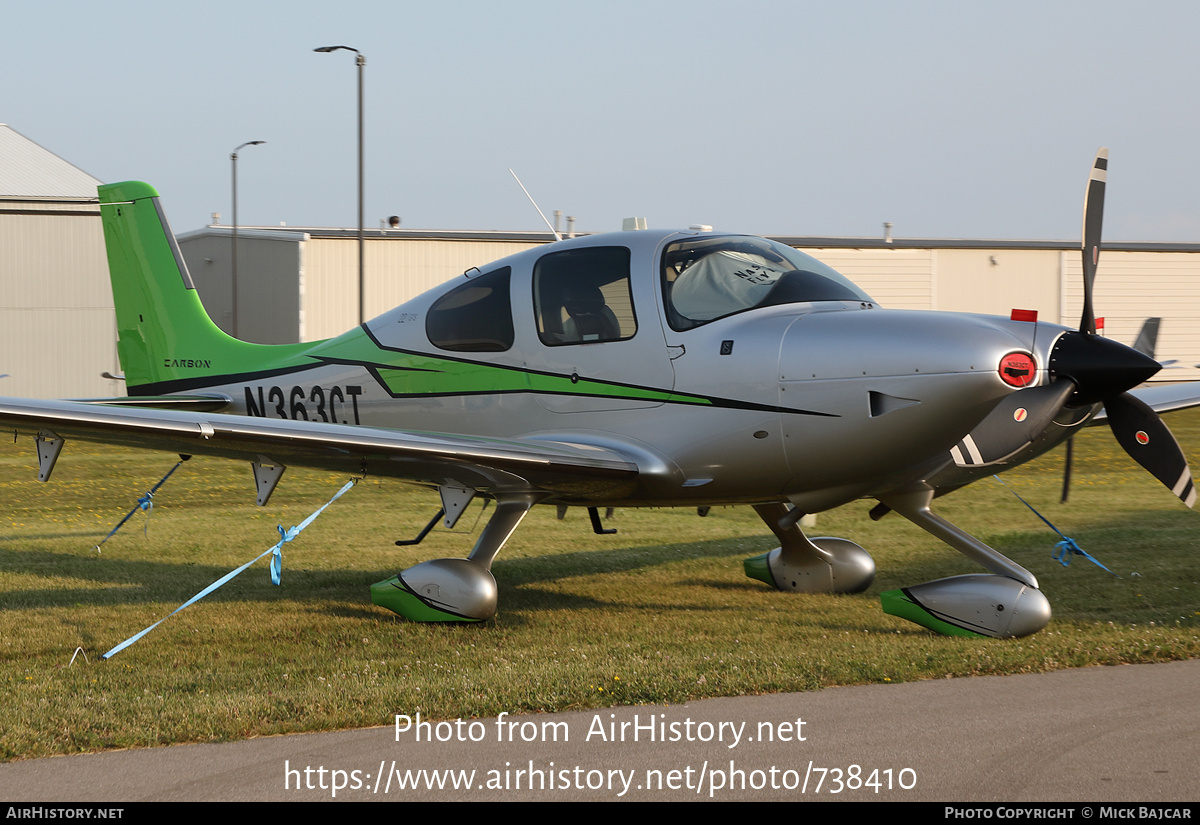 Aircraft Photo of N363CT | Cirrus SR-22 G5-GTS Carbon | AirHistory.net #738410