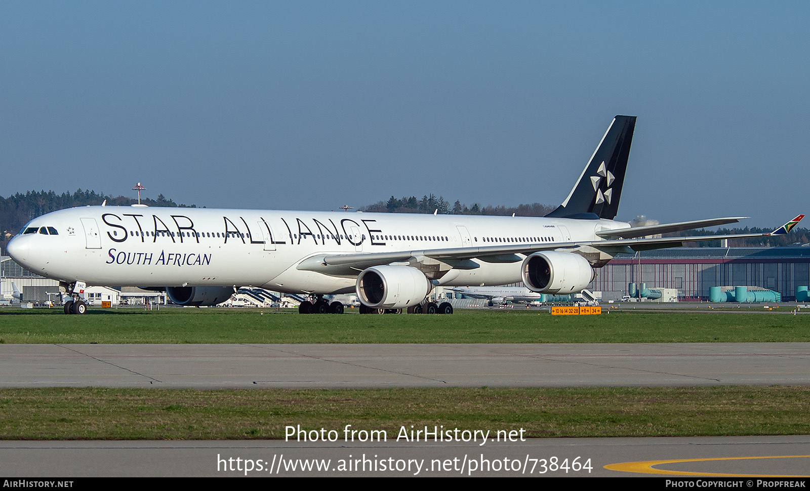 Aircraft Photo of ZS-SNC | Airbus A340-642 | South African Airways | AirHistory.net #738464