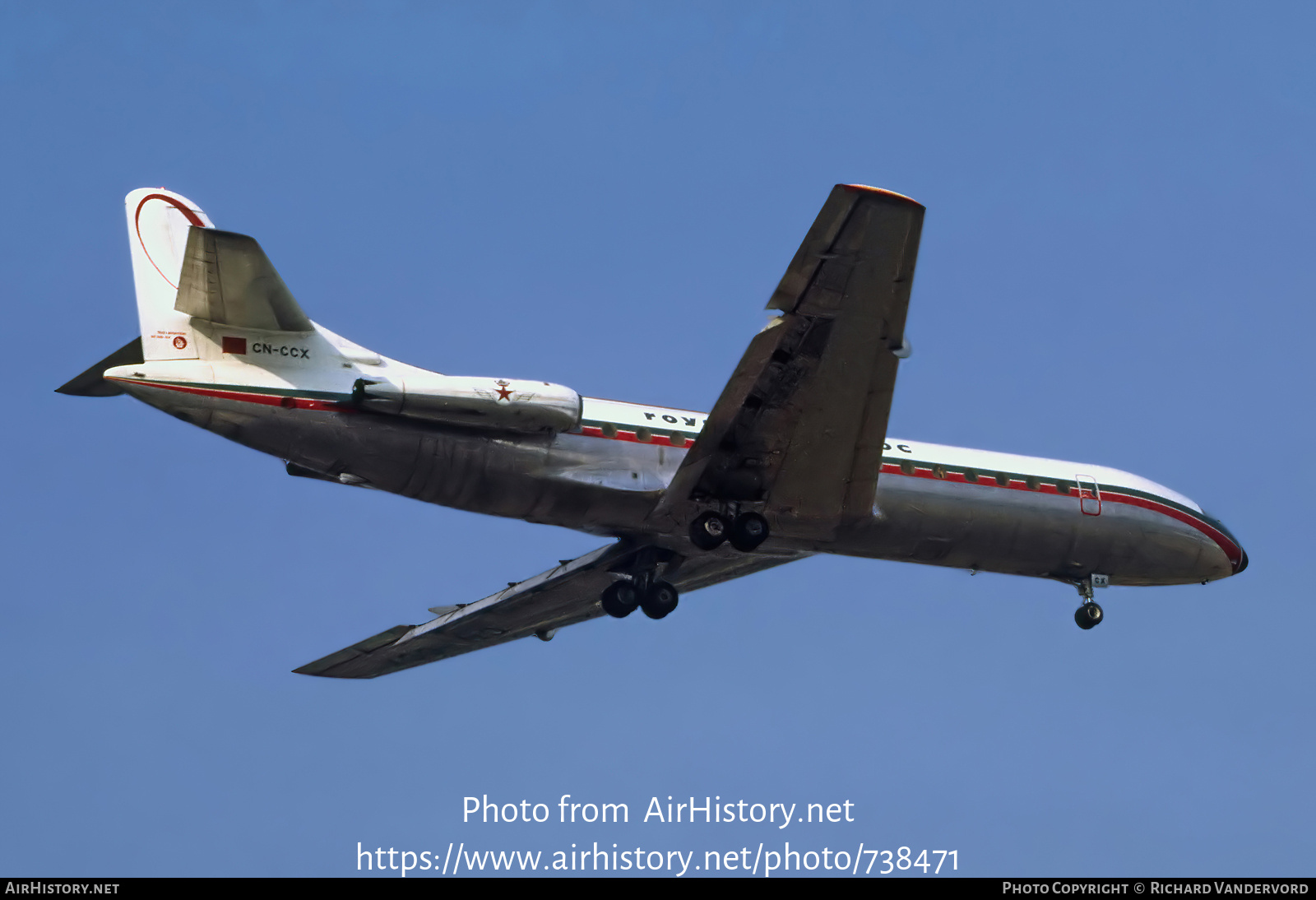 Aircraft Photo of CN-CCX | Sud SE-210 Caravelle III | Royal Air Maroc - RAM | AirHistory.net #738471