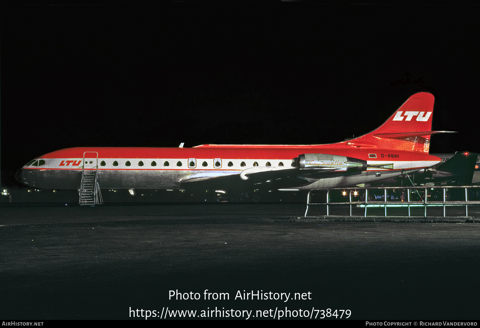 Aircraft Photo of D-ABAV | Sud SE-210 Caravelle 10B1R | LTU - Lufttransport-Unternehmen | AirHistory.net #738479