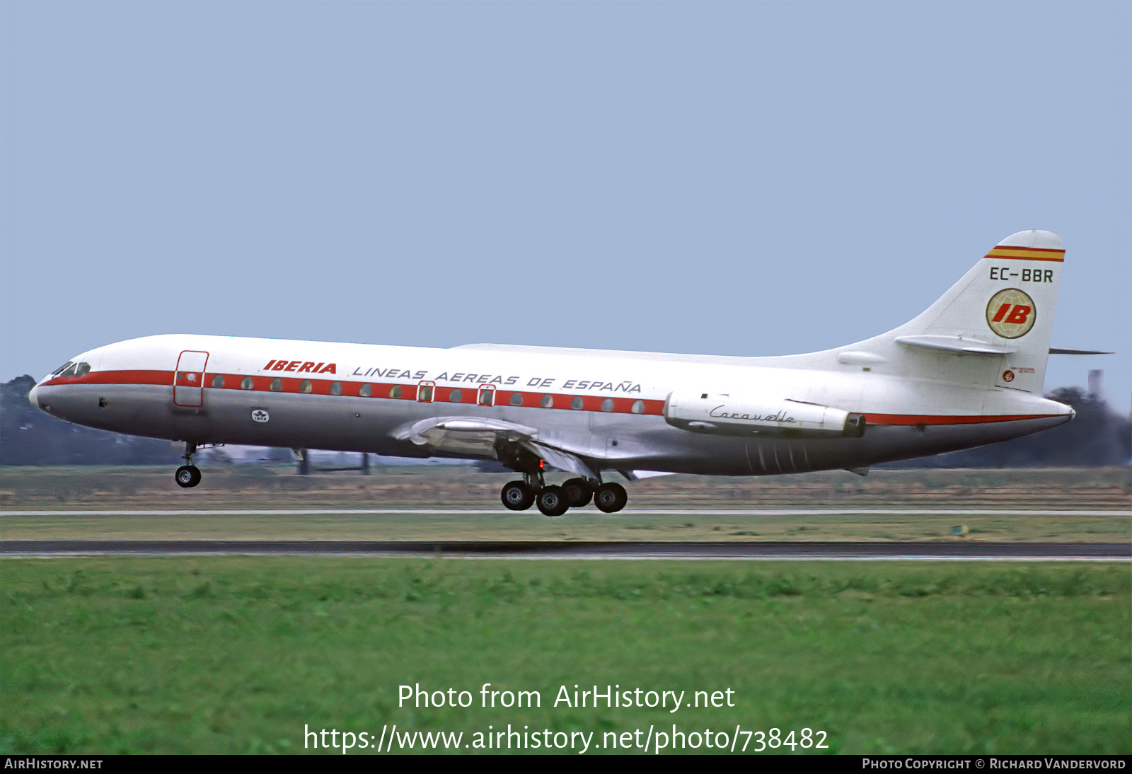 Aircraft Photo of EC-BBR | Sud SE-210 Caravelle VI-R | Iberia | AirHistory.net #738482