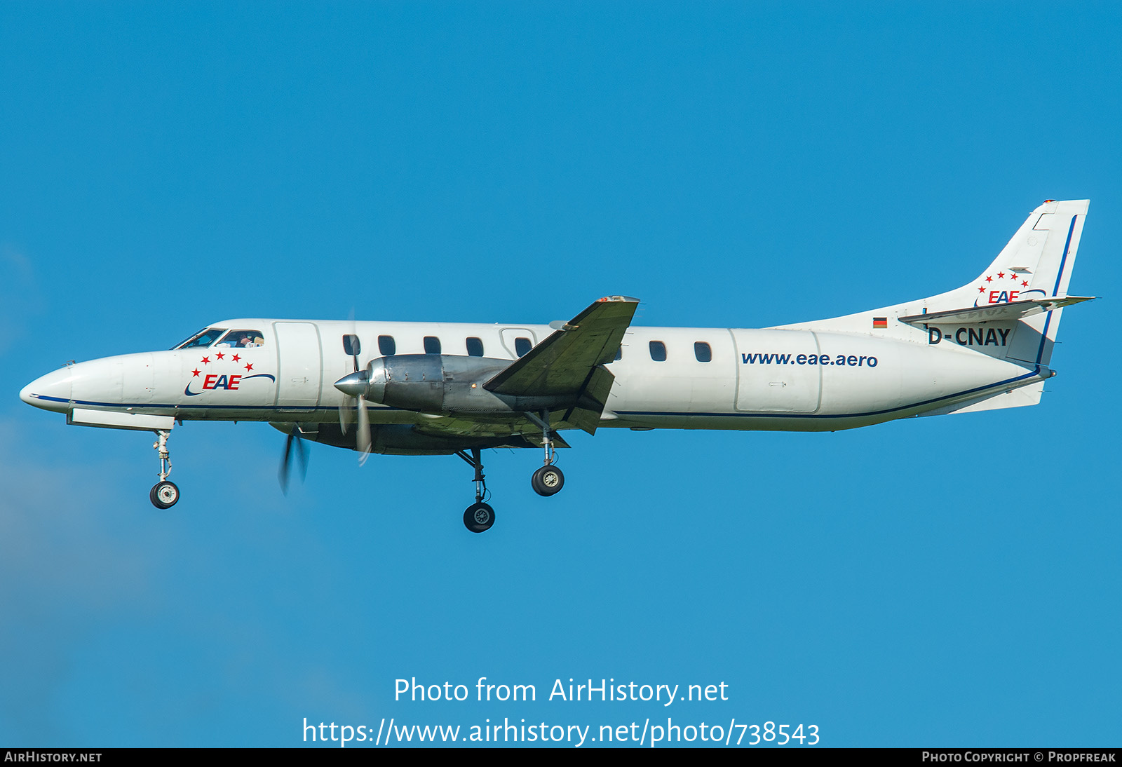 Aircraft Photo of D-CNAY | Fairchild Swearingen SA-227AT Merlin IVC | EAE - European Air Express | AirHistory.net #738543