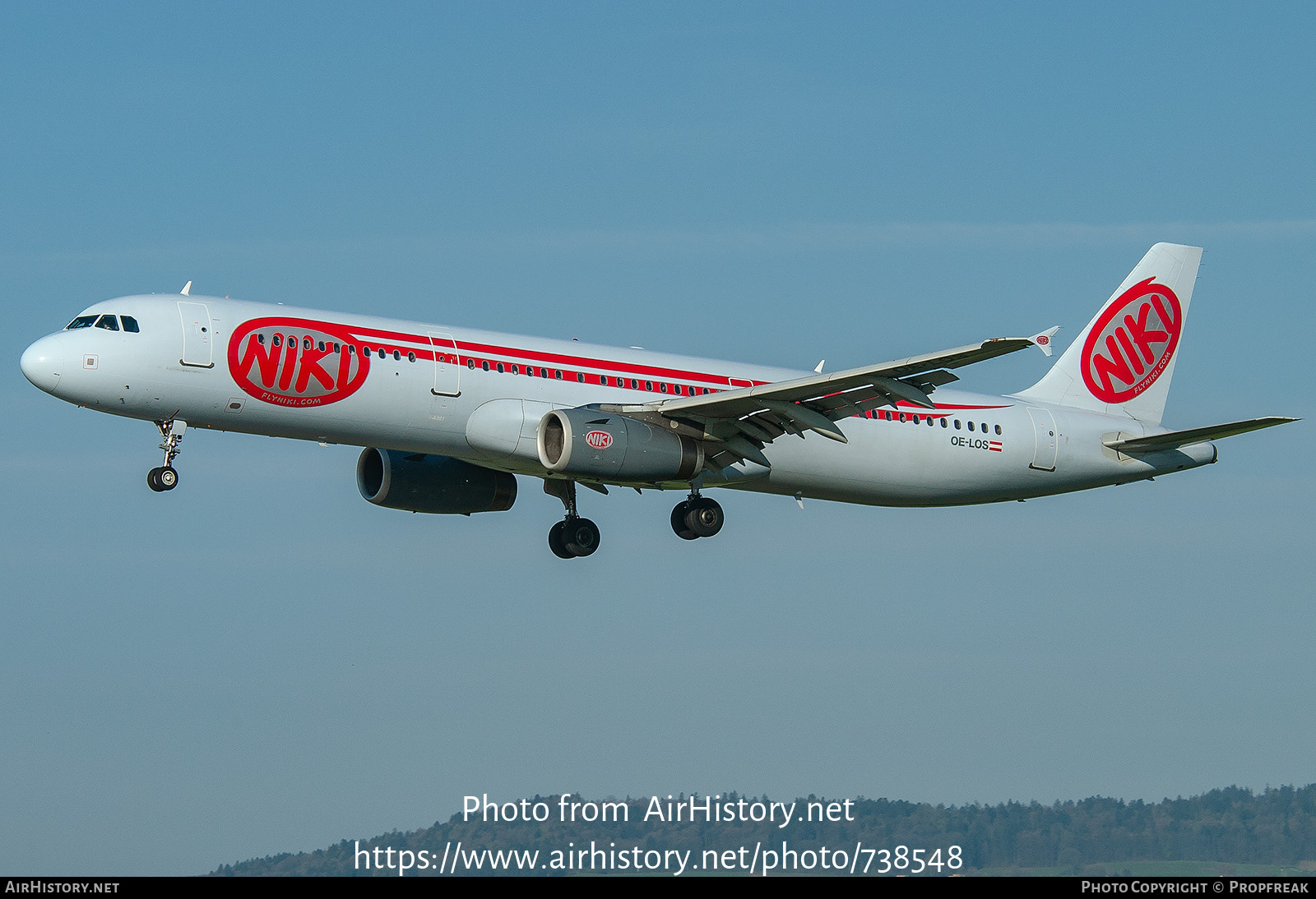 Aircraft Photo of OE-LOS | Airbus A321-231 | Niki | AirHistory.net #738548