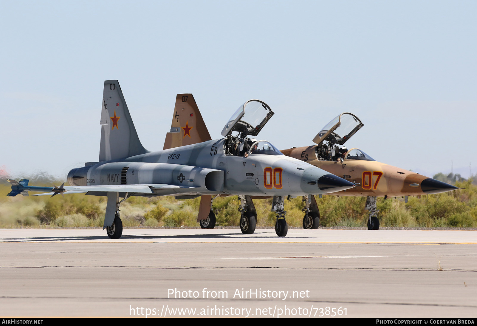 Aircraft Photo of 761549 | Northrop F-5N Tiger II | USA - Navy | AirHistory.net #738561