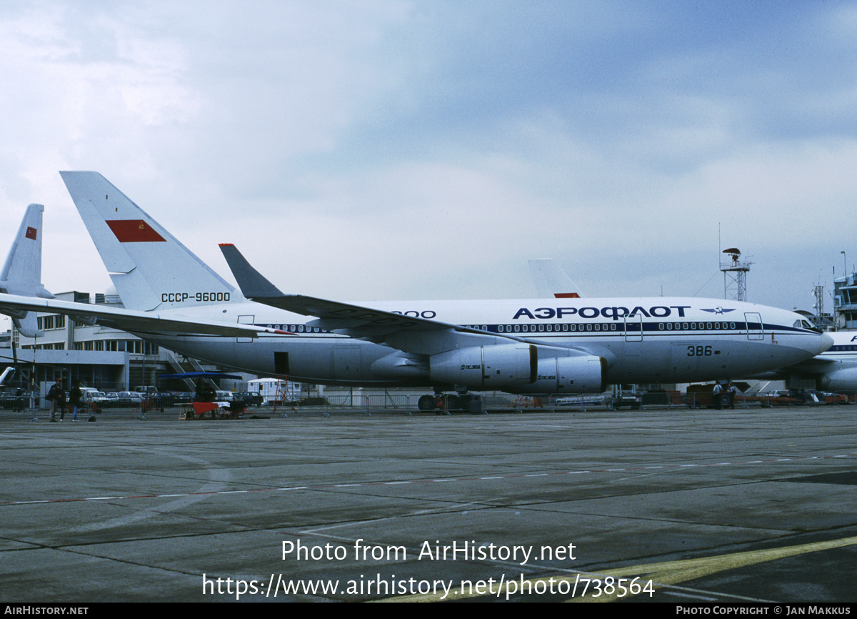 Aircraft Photo of CCCP-96000 | Ilyushin Il-96-300 | Aeroflot | AirHistory.net #738564