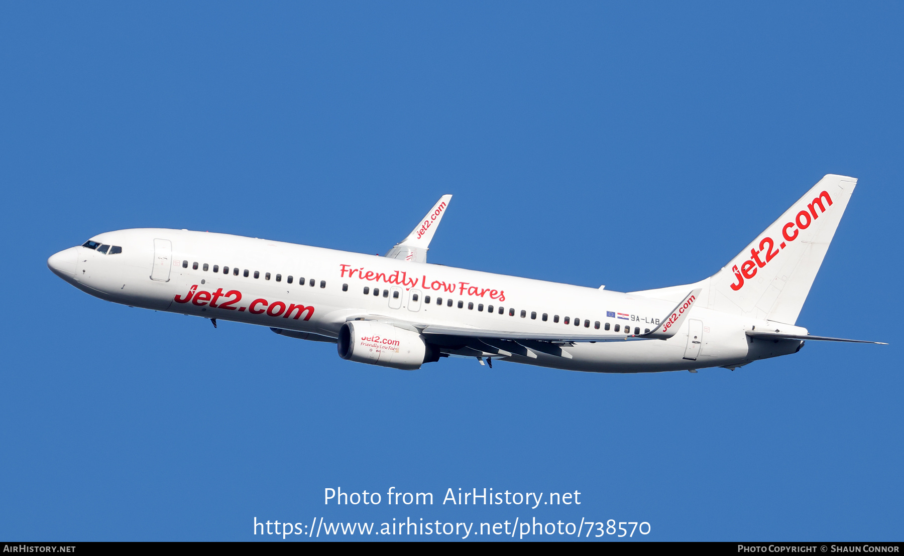 Aircraft Photo of 9A-LAB | Boeing 737-8K5 | Jet2 | AirHistory.net #738570