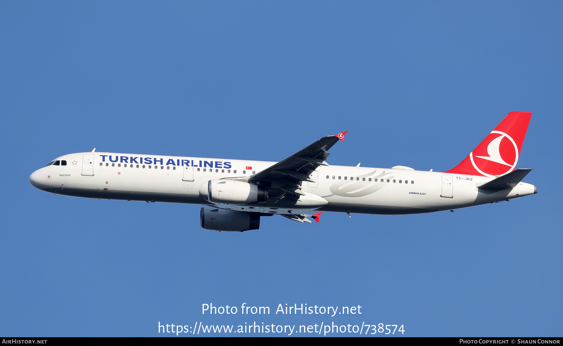 Aircraft Photo of TC-JRZ | Airbus A321-231 | Turkish Airlines | AirHistory.net #738574