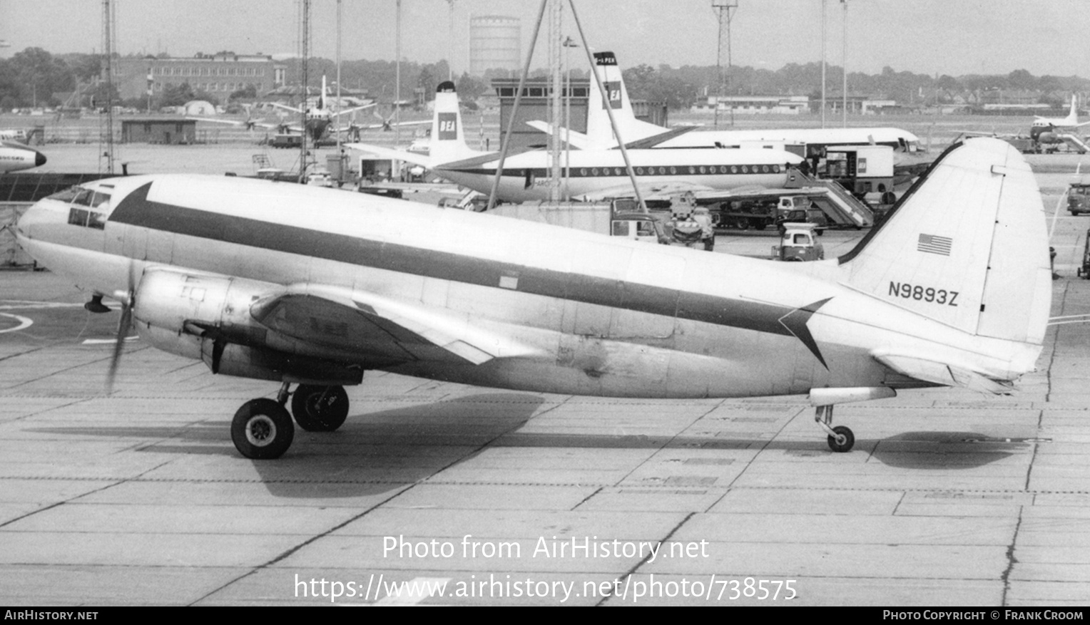 Aircraft Photo of N9893Z | Curtiss C-46D Commando | Capitol Airways | AirHistory.net #738575