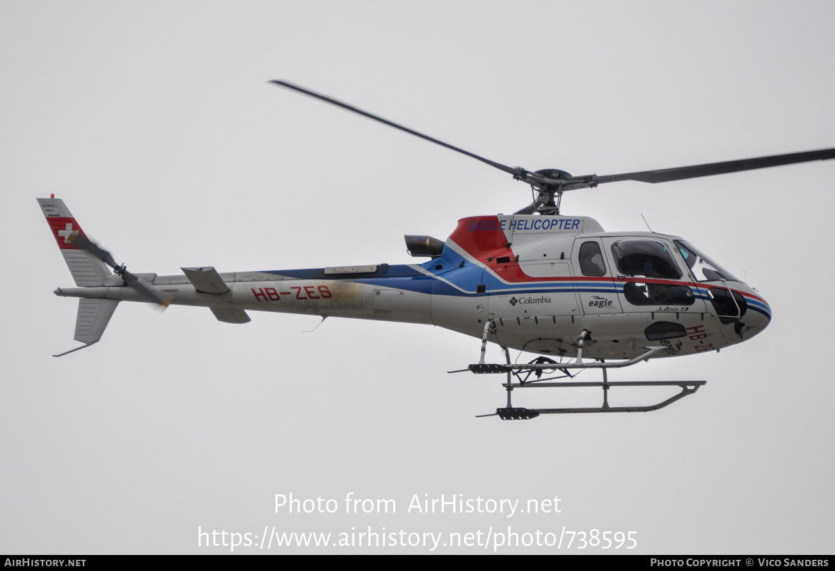 Aircraft Photo of HB-ZES | Aerospatiale AS-350B-3 Ecureuil | Eagle Helicopter | AirHistory.net #738595