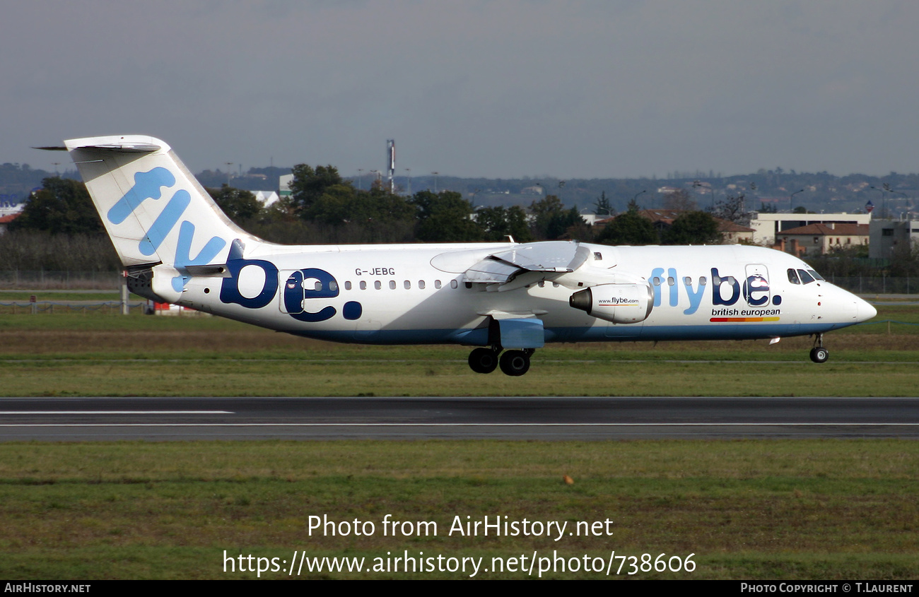 Aircraft Photo of G-JEBG | British Aerospace BAe-146-300 | Flybe - British European | AirHistory.net #738606