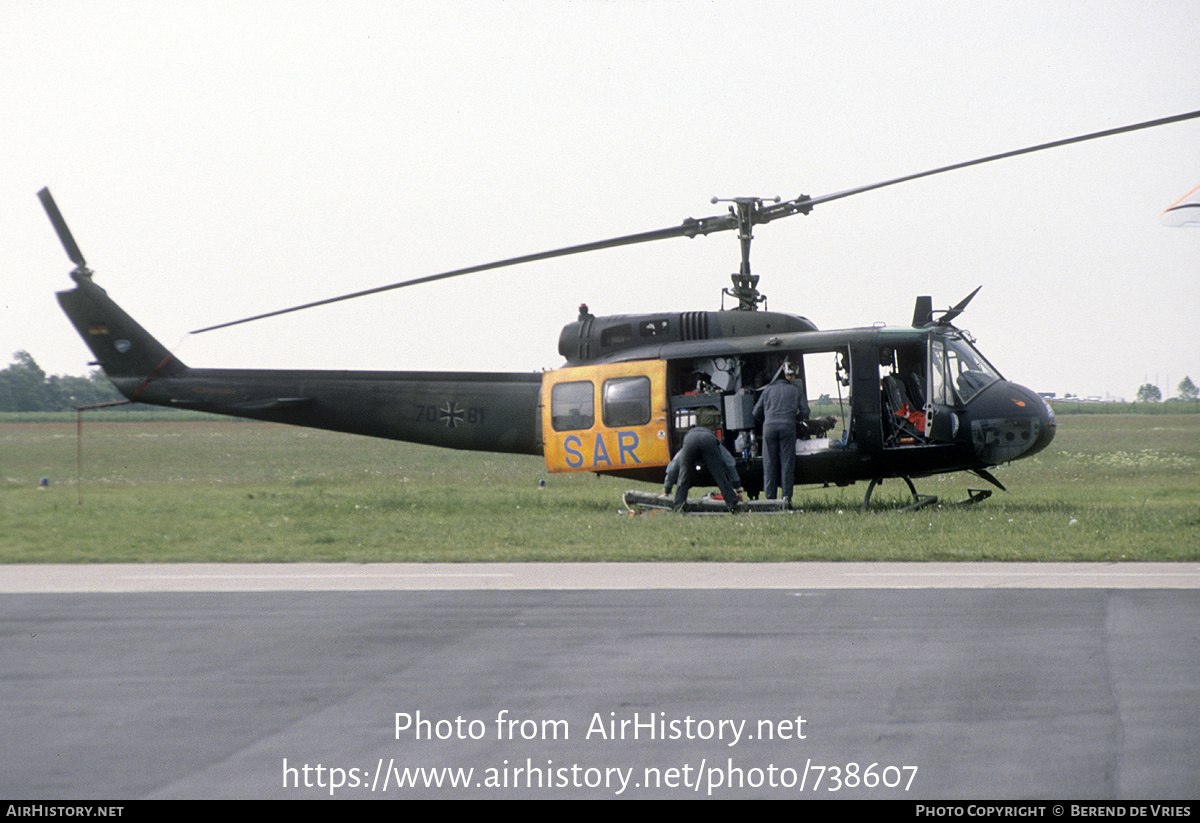 Aircraft Photo of 7081 | Bell UH-1D Iroquois | Germany - Air Force | AirHistory.net #738607