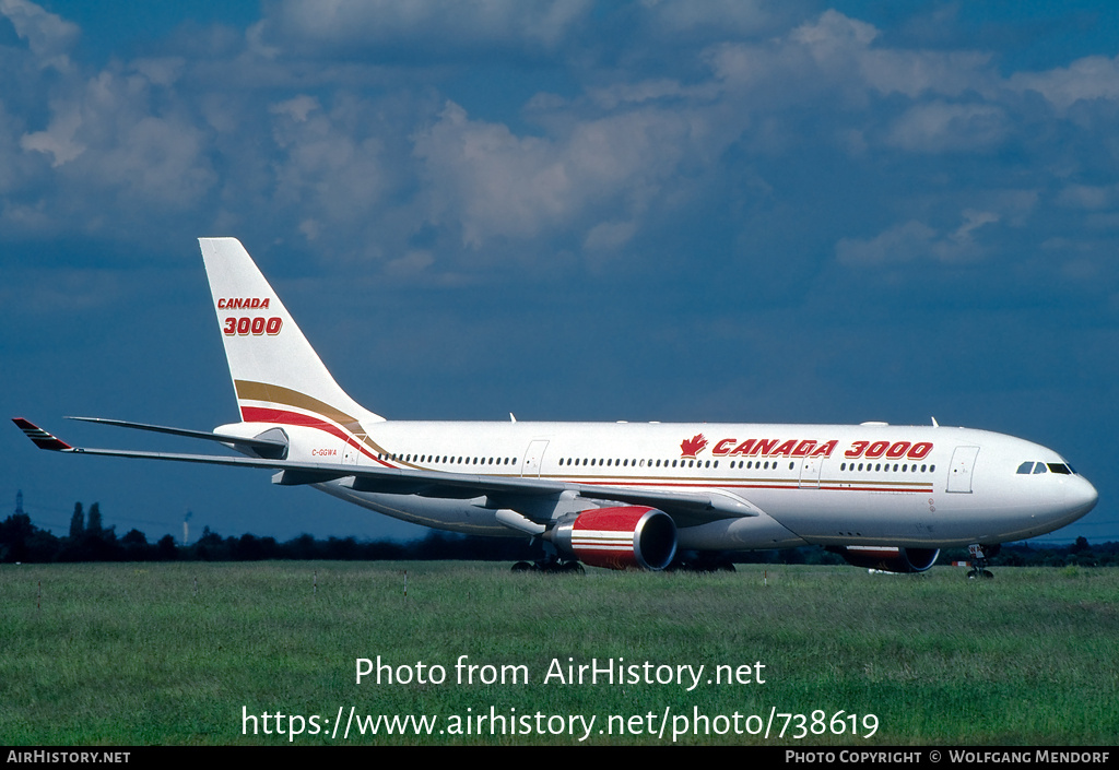 Aircraft Photo of C-GGWA | Airbus A330-202 | Canada 3000 | AirHistory.net #738619