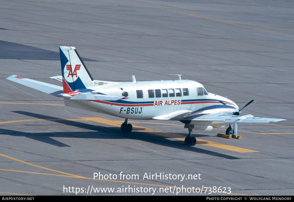 Aircraft Photo of F-BSUJ | Beech 99 Airliner | Air Alpes | AirHistory.net #738623