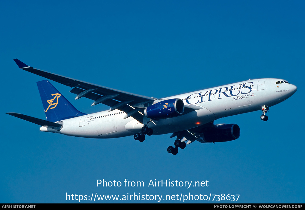 Aircraft Photo of 5B-DBS | Airbus A330-243 | Cyprus Airways | AirHistory.net #738637