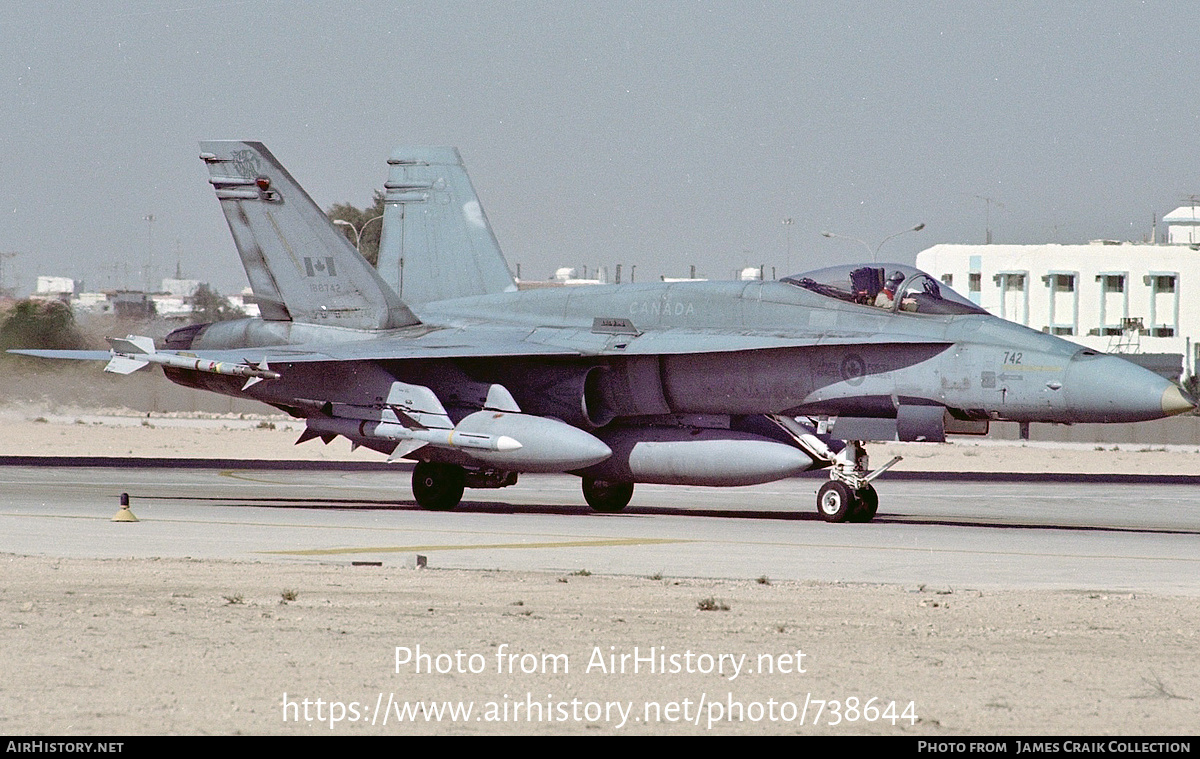 Aircraft Photo of 188742 | McDonnell Douglas CF-188 Hornet | Canada - Air Force | AirHistory.net #738644